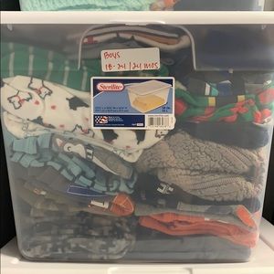 Baby boy clothes 5 pounds box